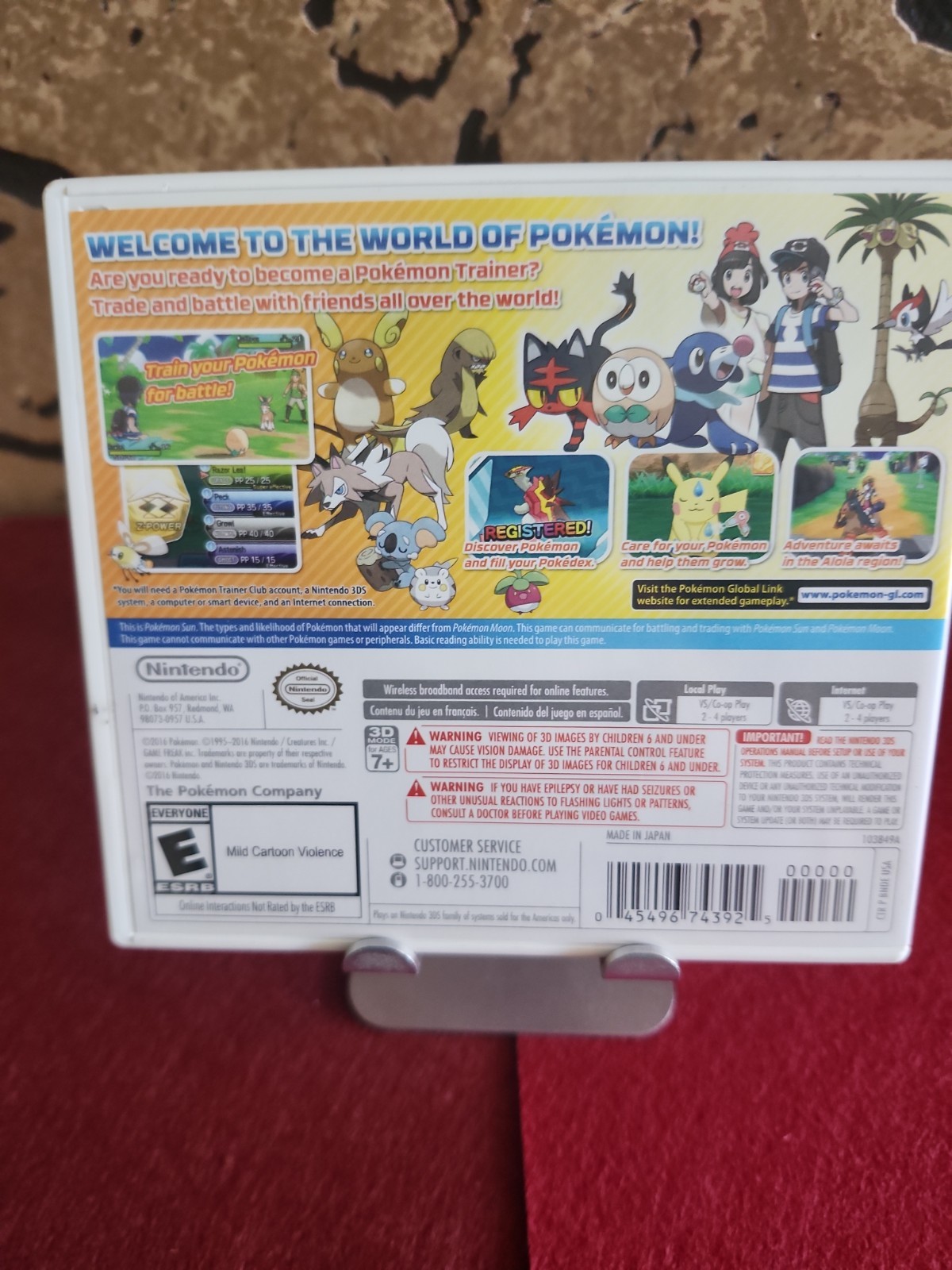 Pokemon Sun 3DS Nintendo 3DS 2017 Complete In Box CIB Authentic Video Game