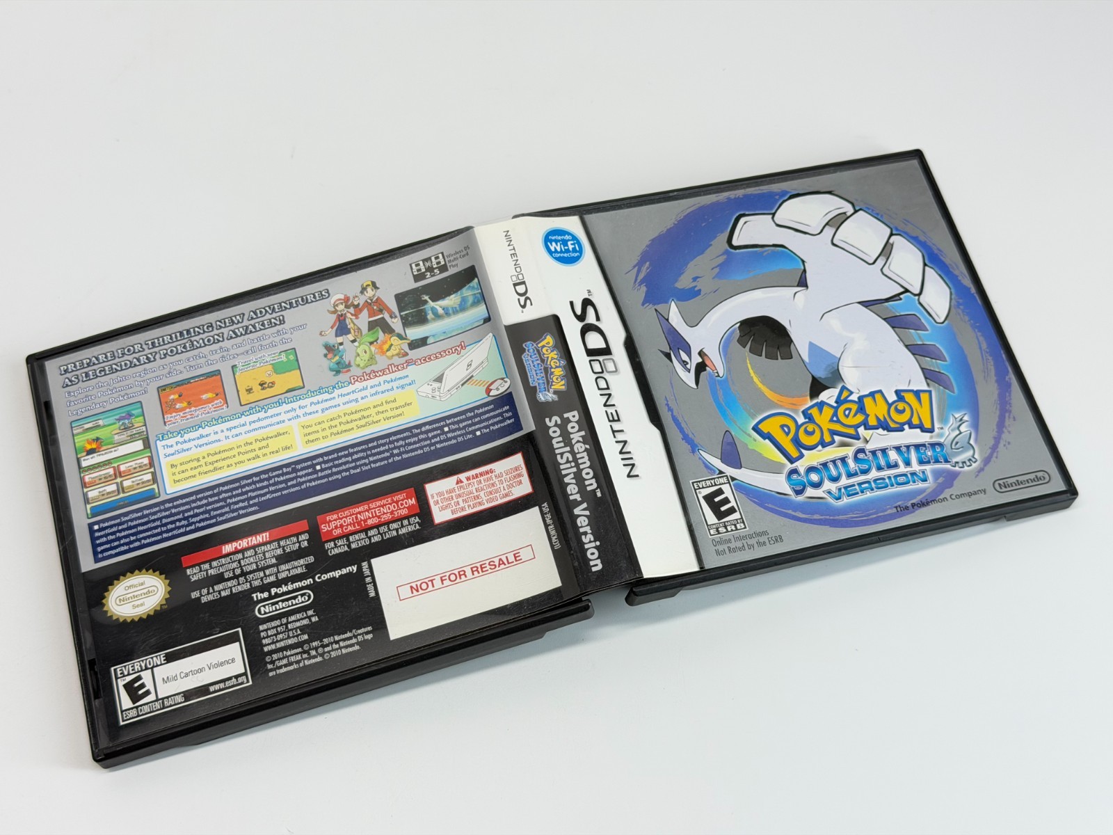 Pokemon SoulSilver Version (Nintendo DS) Complete BIG BOX Pokewalker Authentic