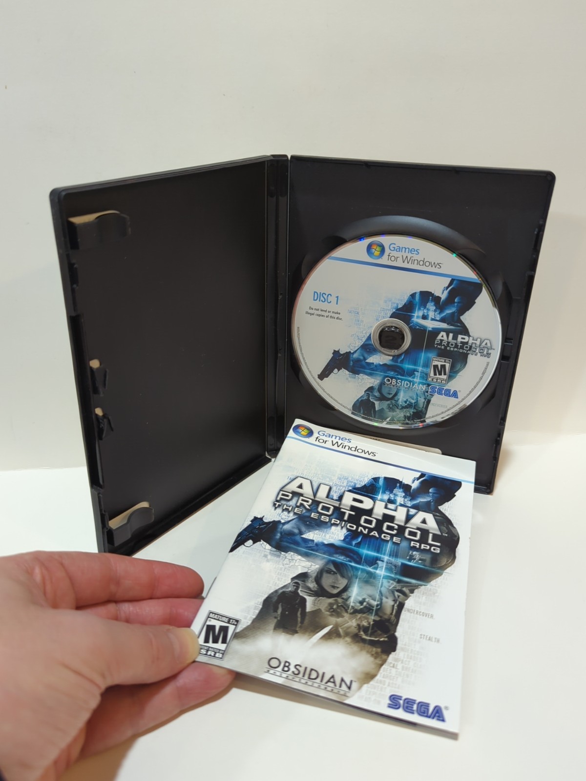 Alpha Protocol The Espionage RPG Game For Windows PC DVD CIB With Manual 2 Discs