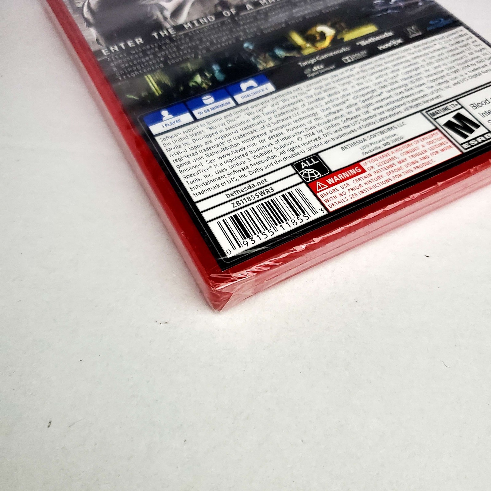(Sealed) The Evil Within Playstation Hits – Sony Playstation 4 PS4 1Y Guarantee