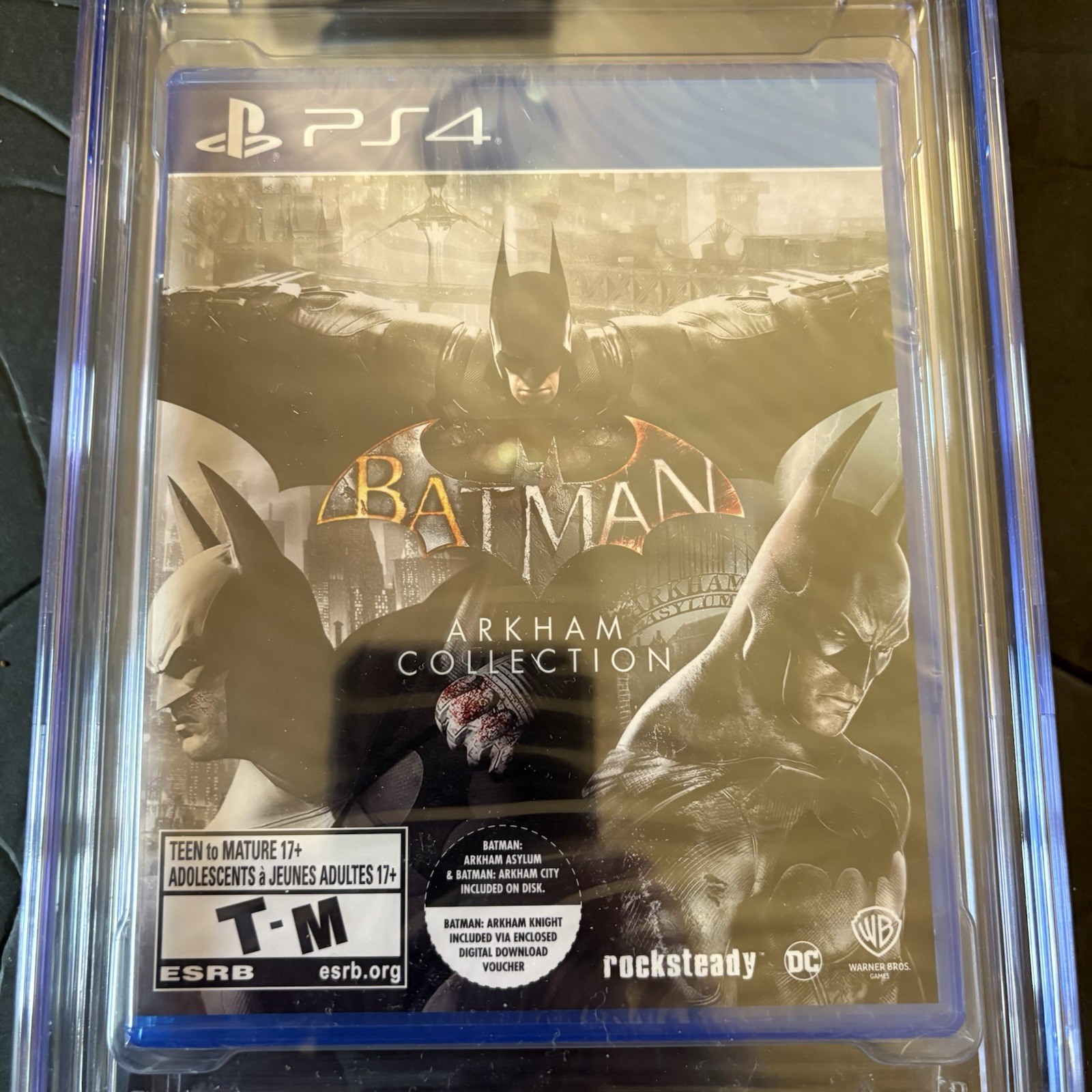 Batman Arkham Collection PlayStation 4 Brand New Sealed PS4 CGC Graded 9.9 A++