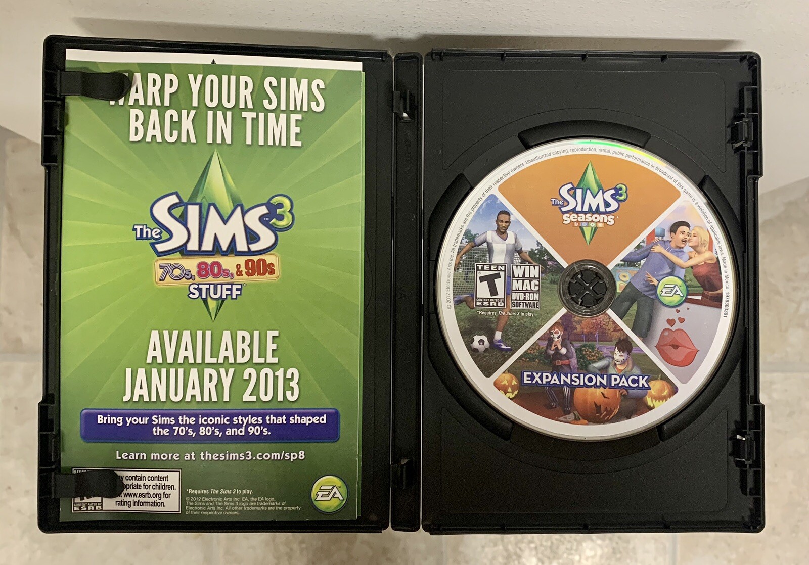 DVD-ROM ~ The Sims 3: Seasons ~ Expansion Pack ~ EA ~ 1 Player ~ 2012 ~ !L🟢🟢K!