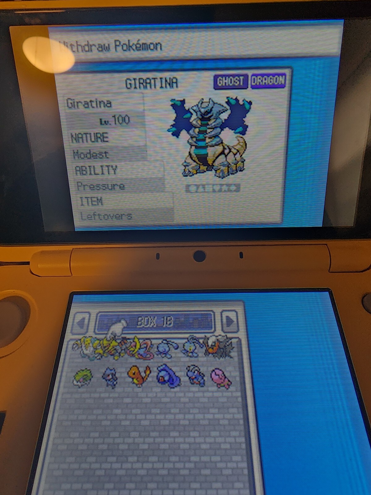 Authentic Nintendo DS Pokemon HeartGold 493 Shiny Pokemon No BOX CIB *pics*