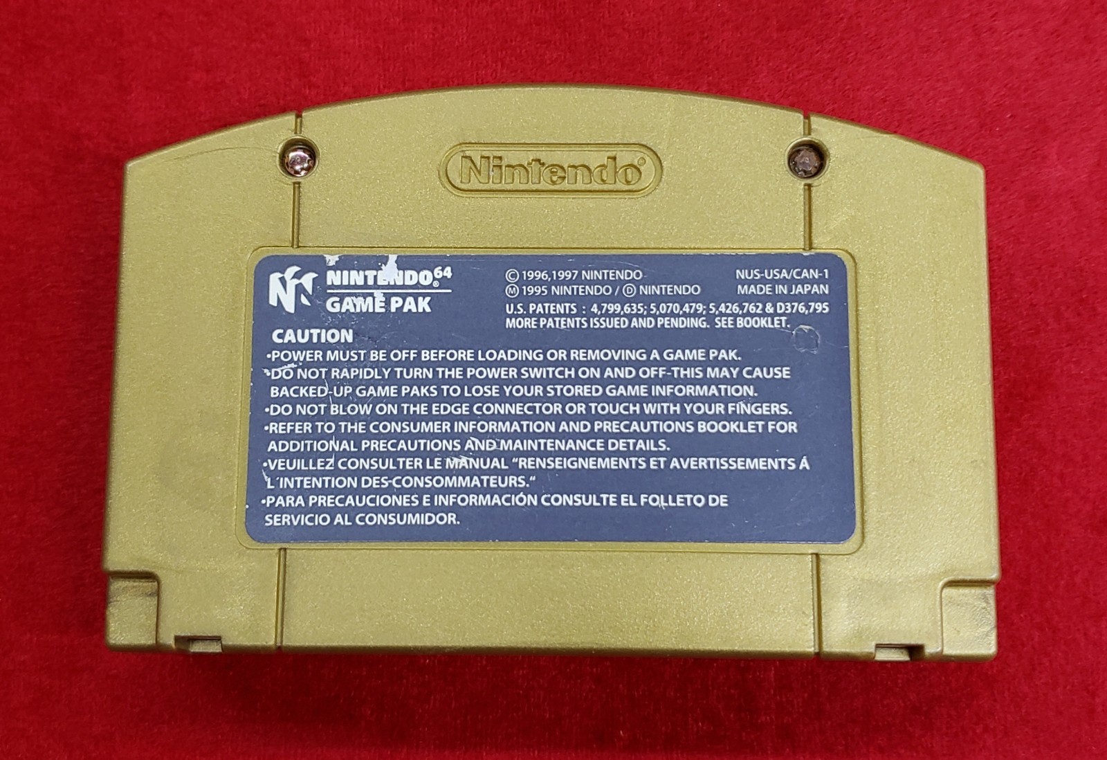 Legend of Zelda Majora’s Mask (Nintendo 64, N64 2000) Holographic – Broken Case