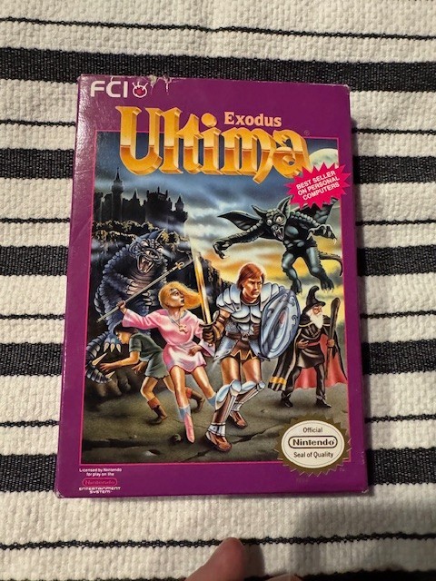 Ultima: Exodus NES – Complete – Tested – Original – All Inserts