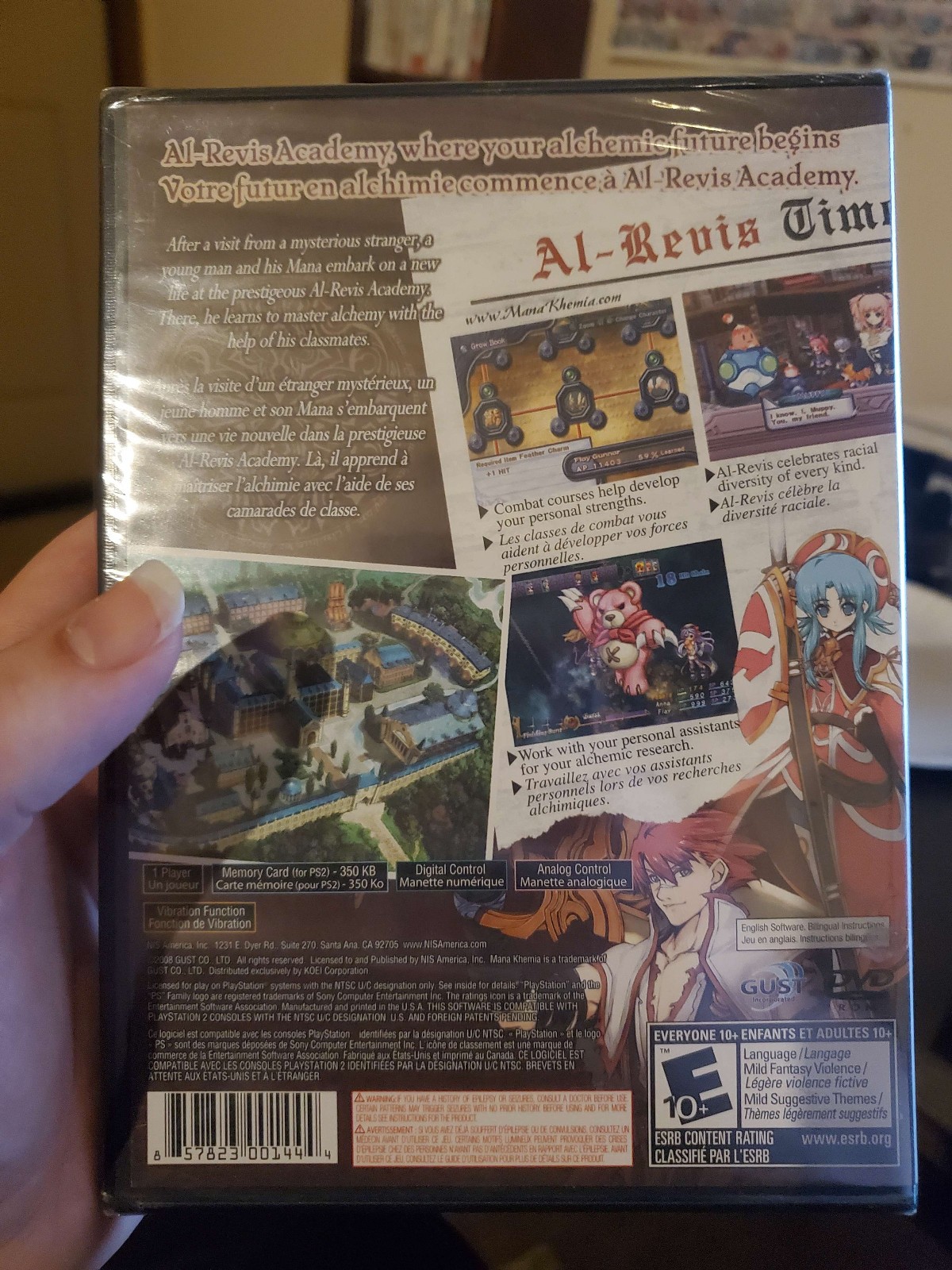 Mana Khemia Alchemists of Al-Revis Sony Playstation 2 Brand New Factory Sealed
