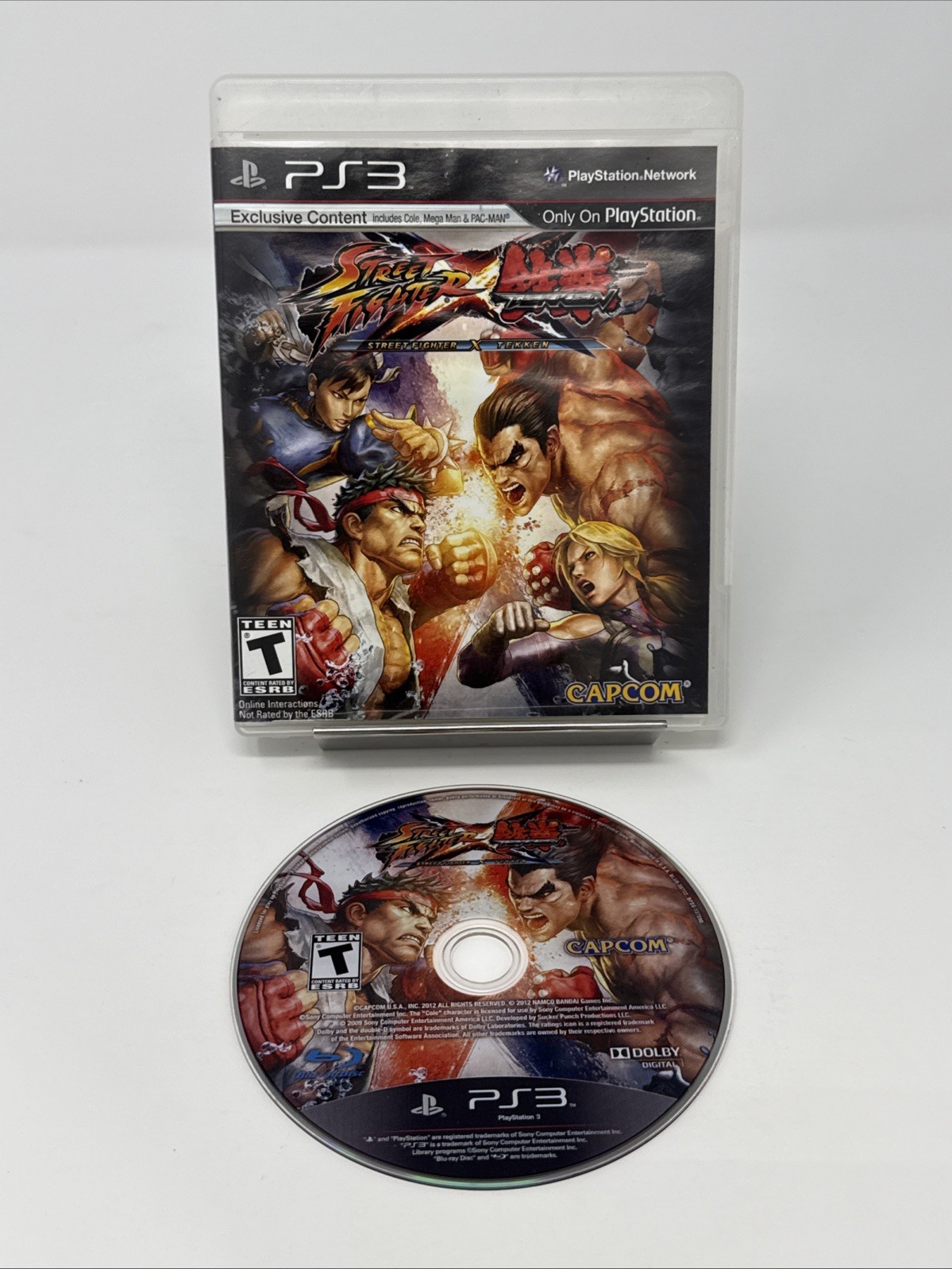 Street Fighter X Tekken Sony PS3 PlayStation 3 Game No Manual Tested Works