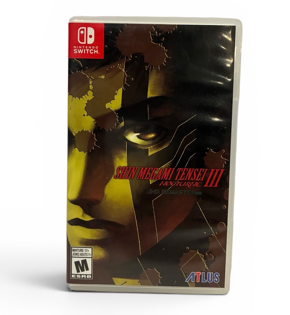 Shin Megami Tensei III Nocturne HD Remaster Nintendo Switch Complete CIB US