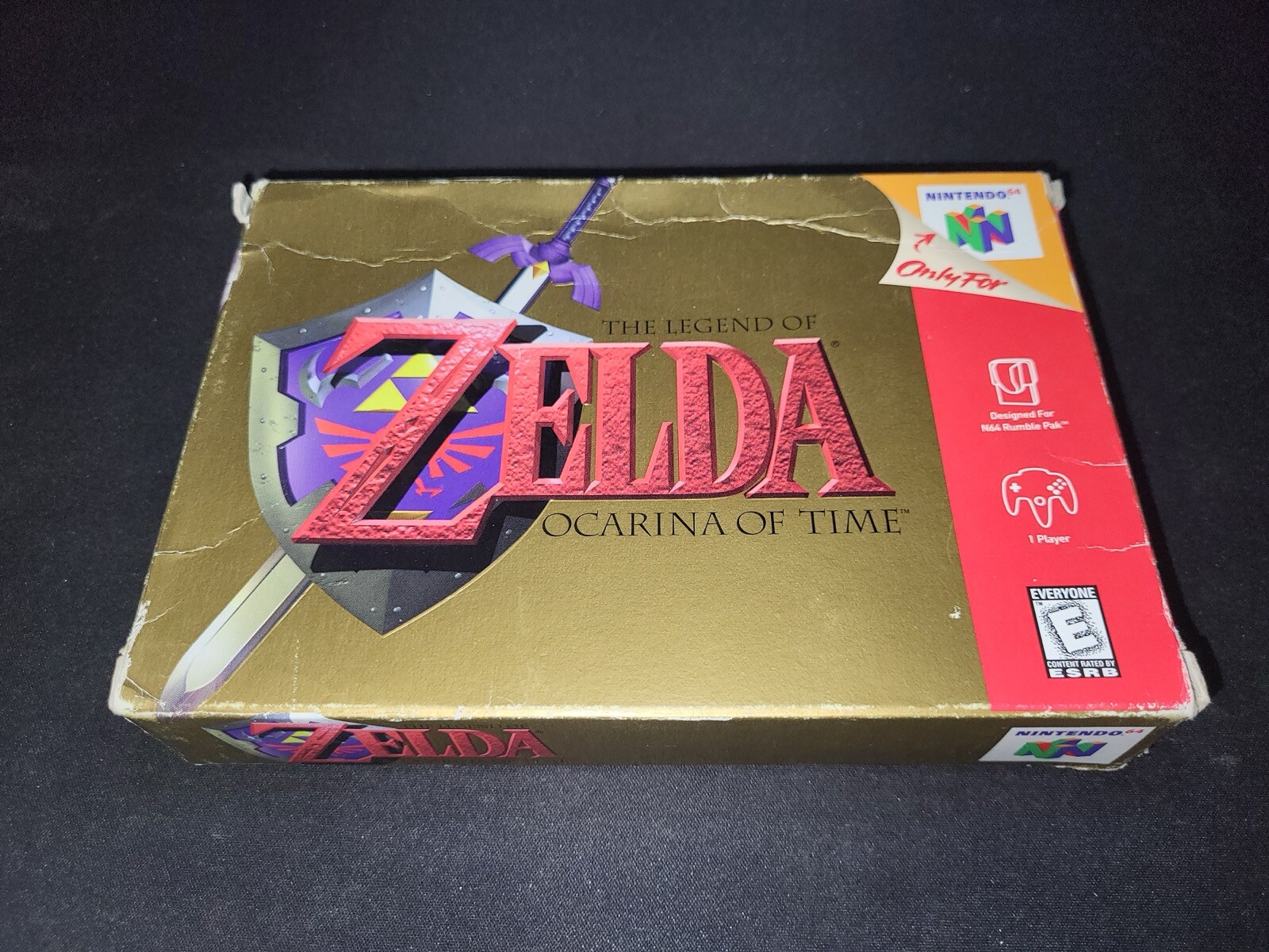 The Legend of Zelda: Ocarina of Time Nintendo 64 N64 EXMT+ CIB n box+protector!