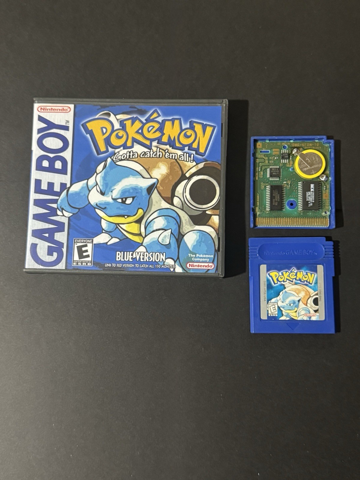Pokemon Blue (Game Boy) | Authentic | Tested | New Save Battery | Plastic Case!