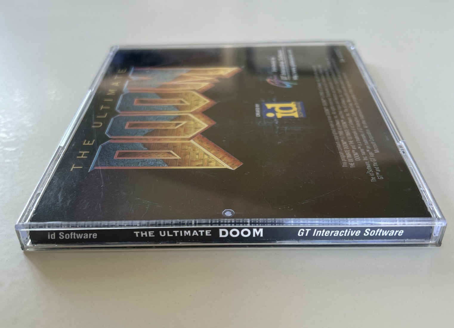 id Software The Ultimate Doom Windows 95 CD-ROM Doom Series PC Game 1995 Loose