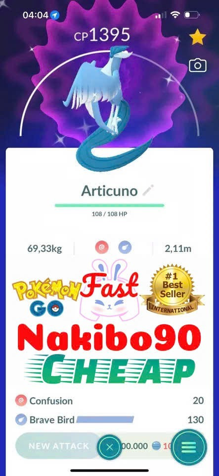 Pokémon Go – Shiny Galarian Articuno – Trade – P’TC
