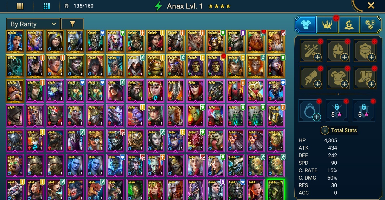 Raid Shadow Legends | Starter acc with Titus : 96k energy / 29 Legendary heroes
