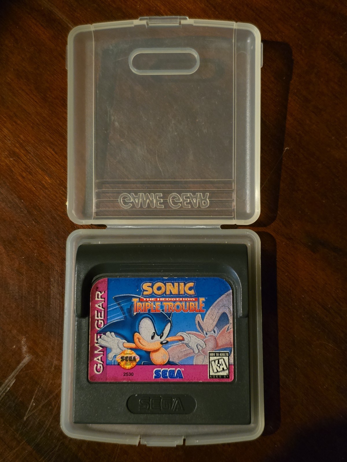 Sonic the Hedgehog: Triple Trouble Sega Game Gear loose (cart only) W/CASE