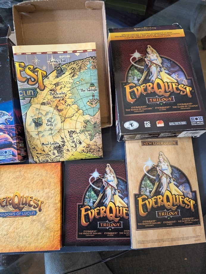 EverQuest CIB Game Collection (Trilogy, Shadows of Luclin, Planes of Power)