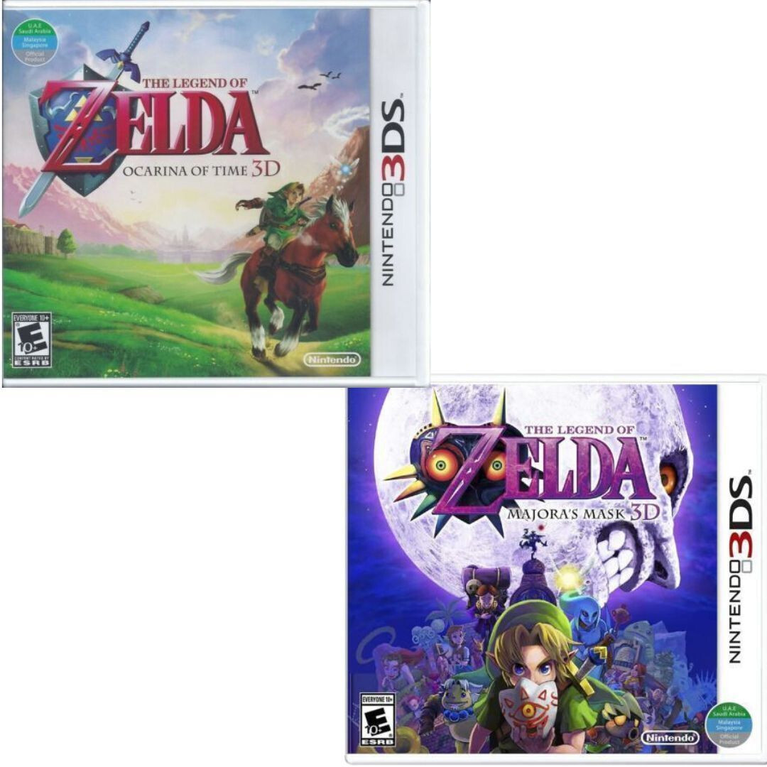 The Legend of Zelda: Ocarina of Time 3D & Majora’s Mask 3D Nintendo 3DS Bundle