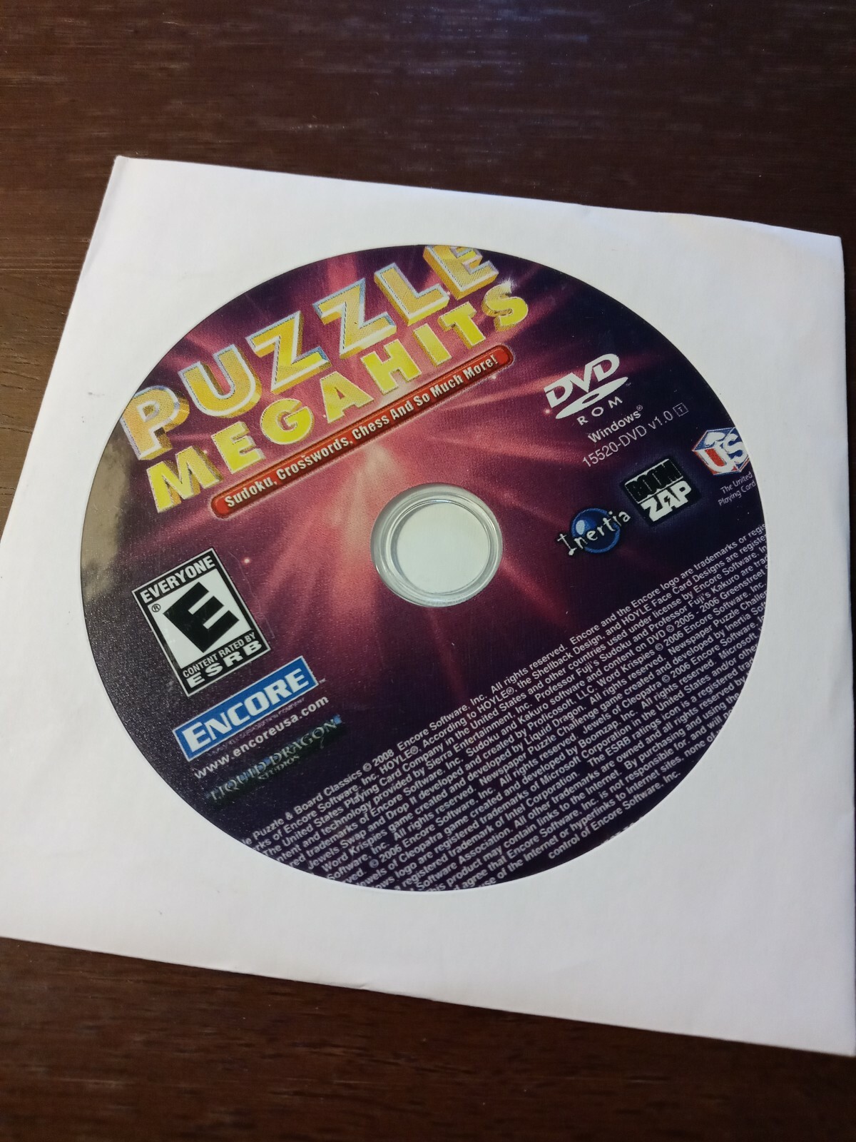 Puzzle Megahits Pc Vista XP 50K Game Variations Hoyle Games Cleopatra