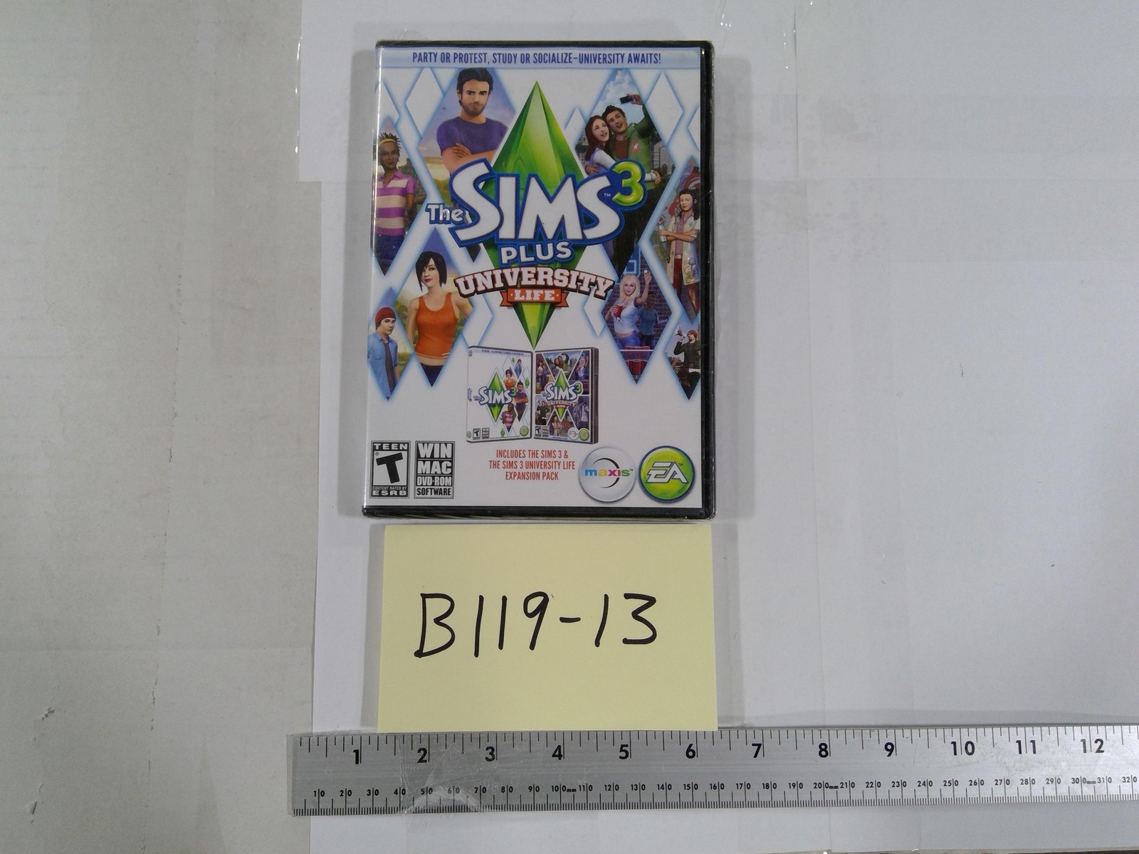 The Sims 3 Plus University Life PC Mac DVD Game New Sealed EA Teen Simulation