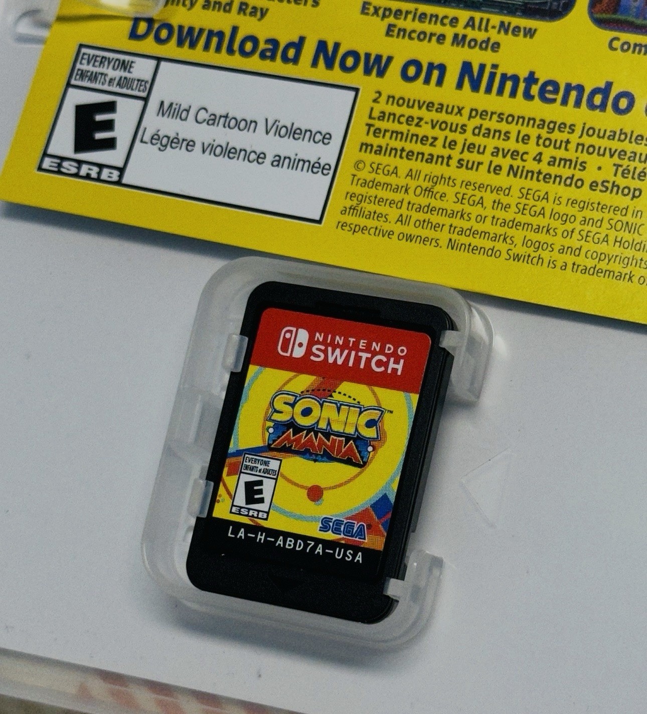 Sonic Mania Plus – Nintendo Switch With Case Tested And Works Adult Owned P199