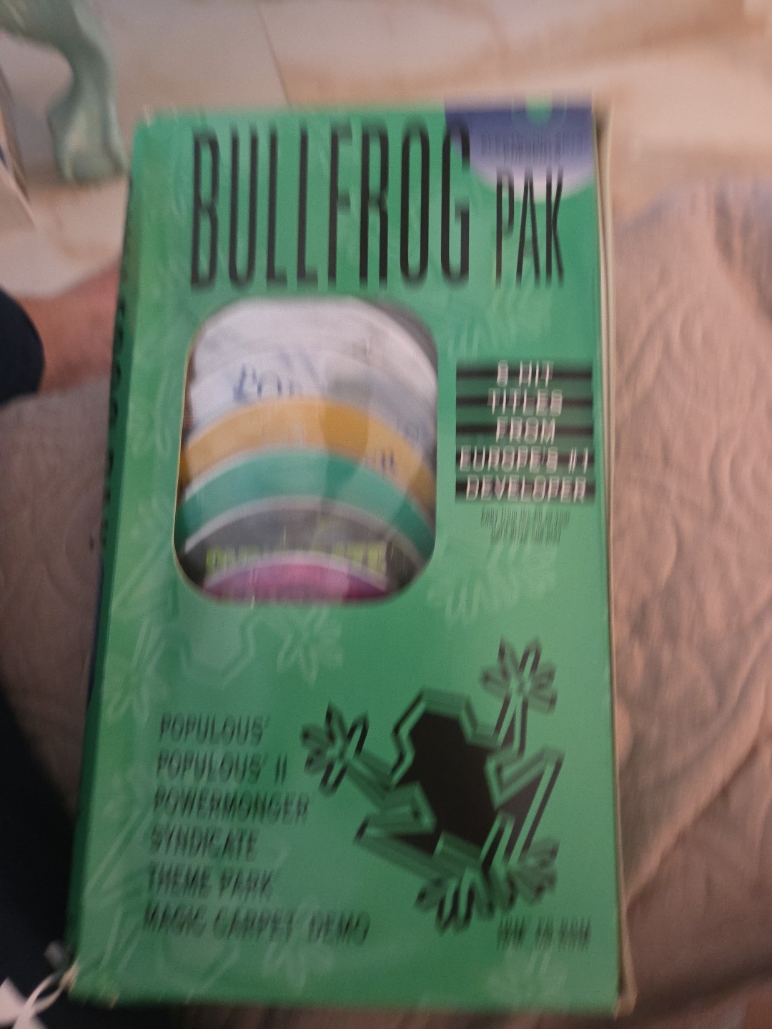 BullFrog PAK 6 Hit Pak IBM CIB Manual #1 Europe’s Developer