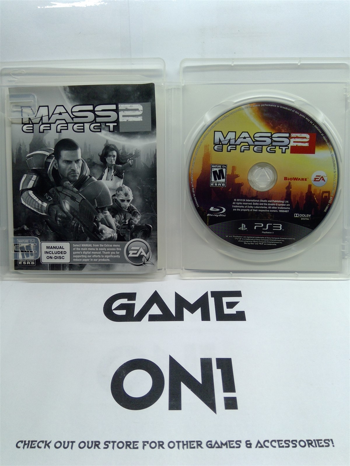 Mass Effect 2 & 3 Games Bundle (PlayStation 3, 2010) Complete Tested Free Ship