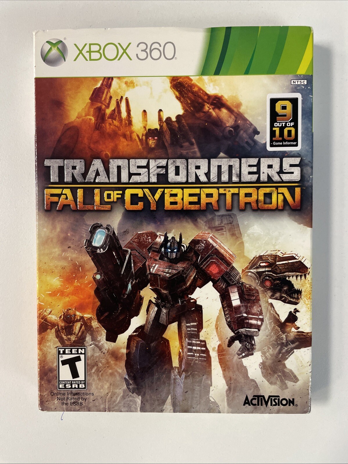 Transformers Fall of Cybertron – Microsoft Xbox 360 New Sealed with Slip Cover