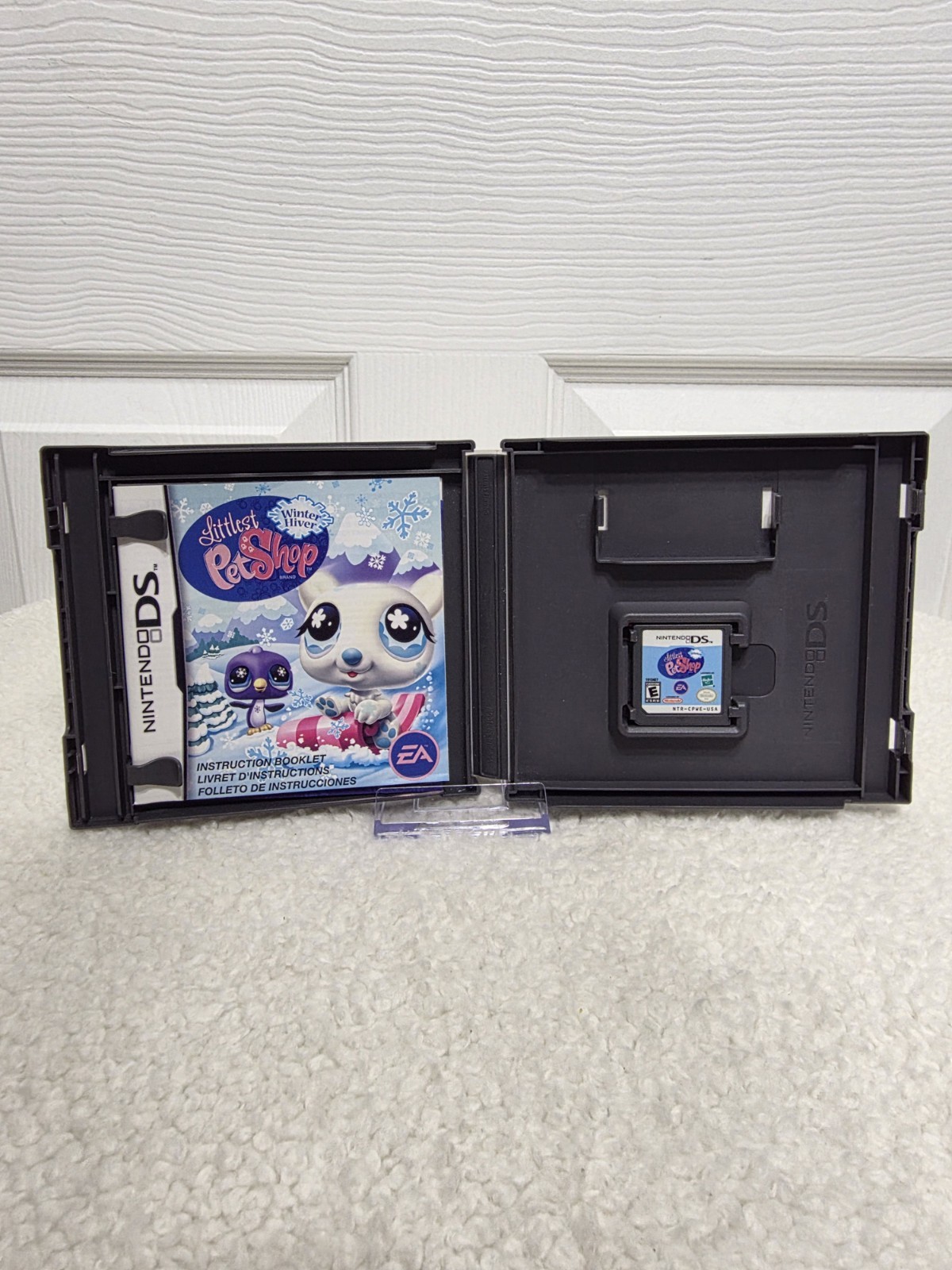 Littlest Pet Shop Winter Hiver Nintendo DS game case&manual complete Hasbro 2006