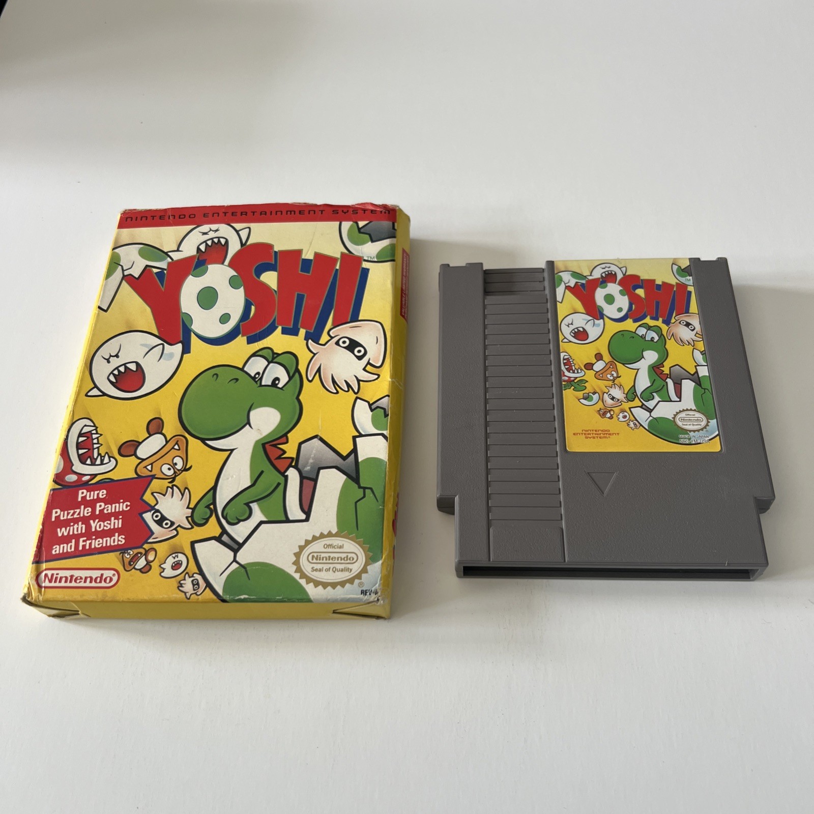 Yoshi (Nintendo NES) Authentic Boxed – Fast Free Shipping!