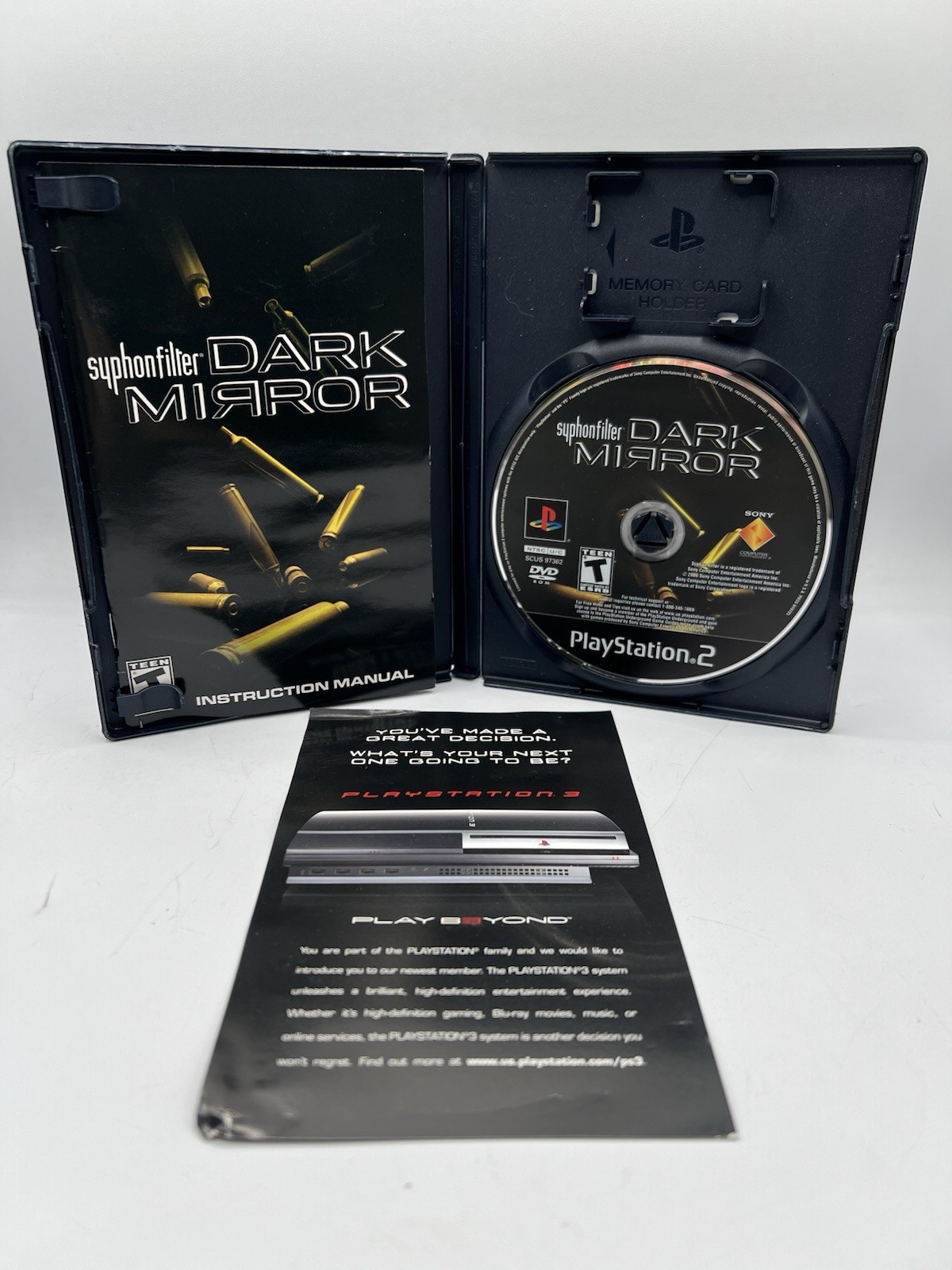 Syphon Filter Dark Mirror PS2 PlayStation 2 Complete CIB