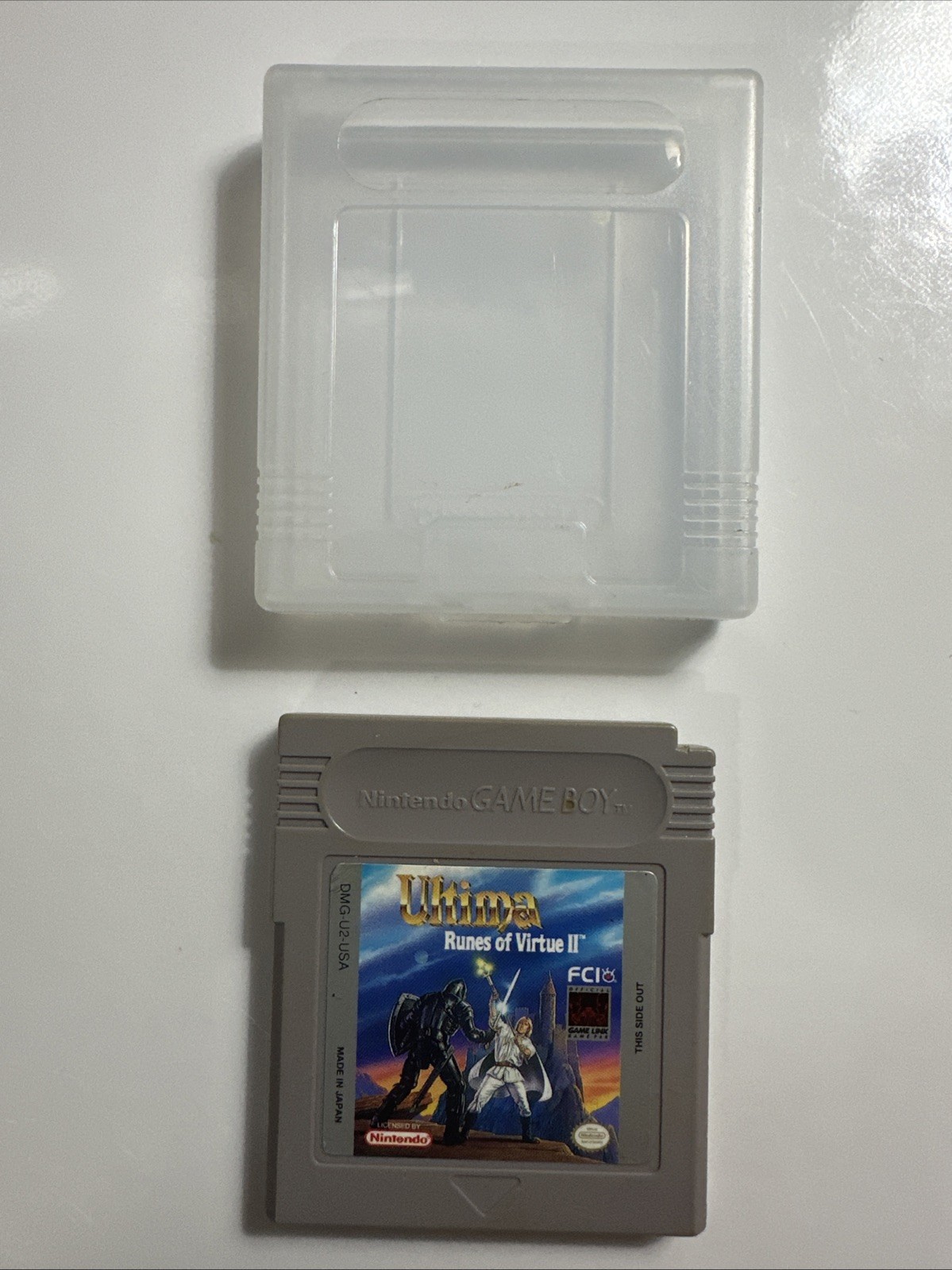 Ultima: Runes of Virtue II (Nintendo Game Boy) Cart & Case – Tested & Saves