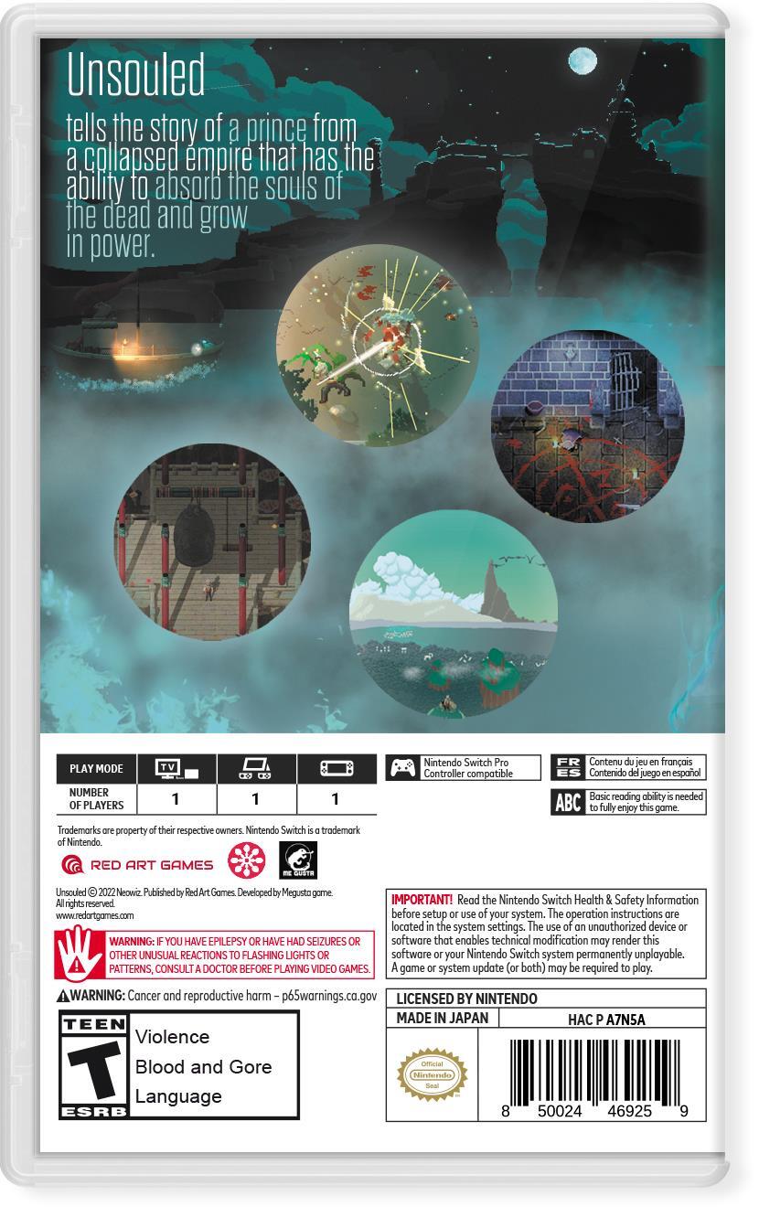 Unsouled – Nintendo Switch