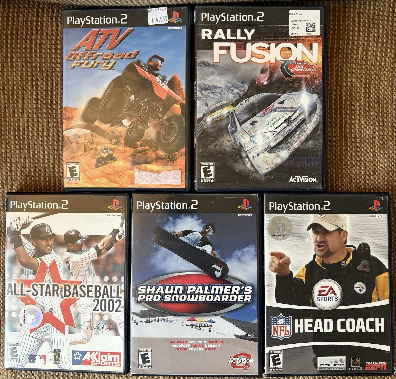 CIB Sports Titles (Some w/ Registration)