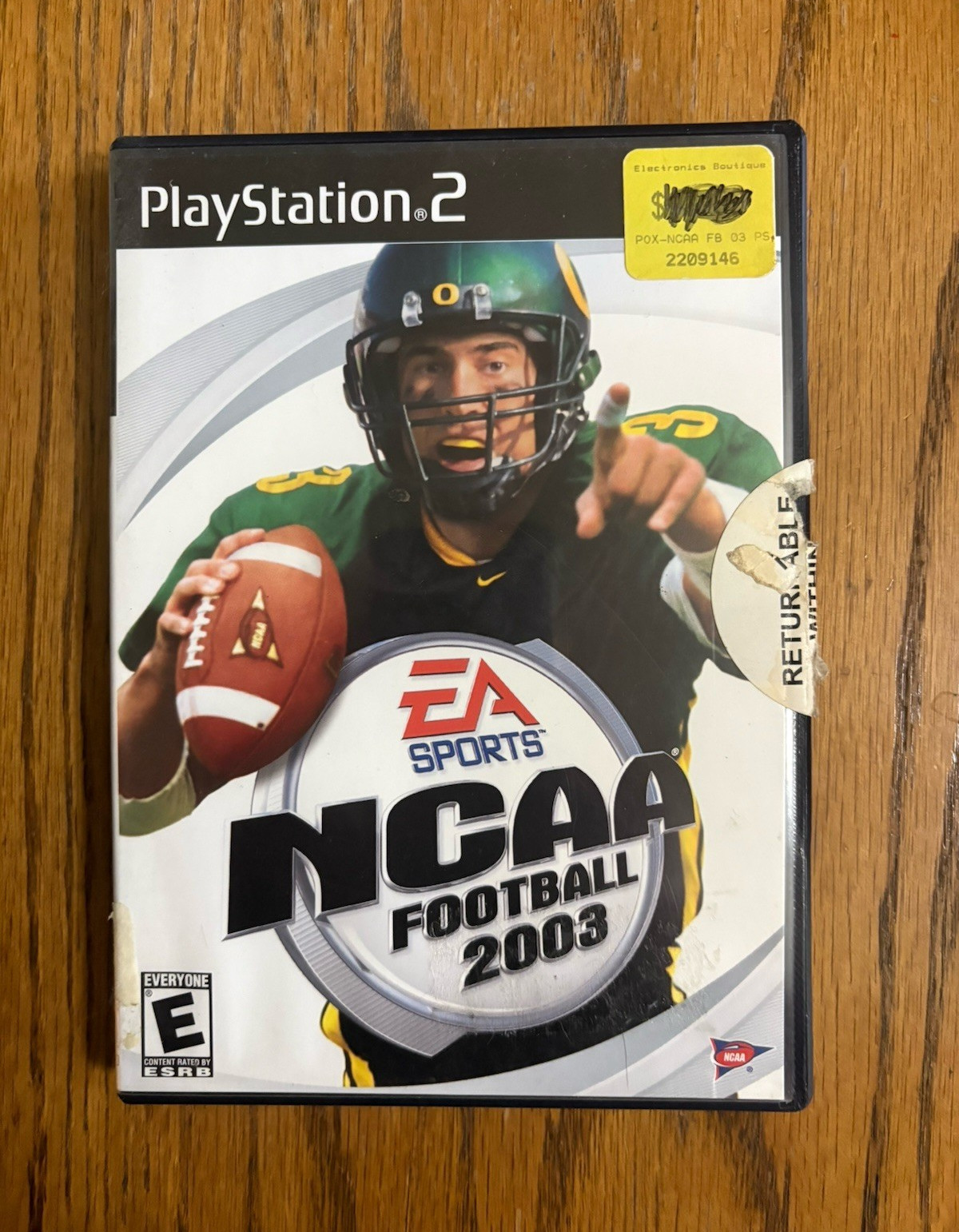 NCAA Football 2003 PS2 EA Sports 2002 Sports American Football E NTSC-U/C