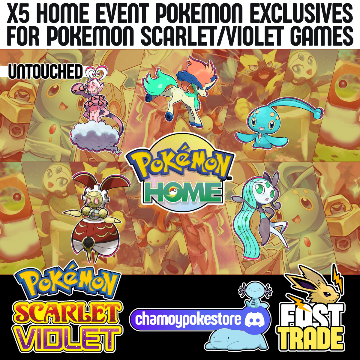 POKEMON HOME EVENTS SHINY KELDEO MELOETTA ENAMORUS AND MORE ⚡ Scarlet & Violet ⚡