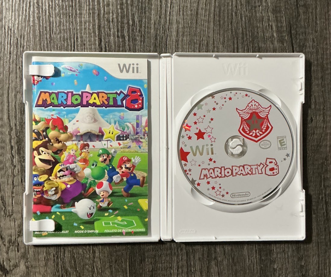 Mario Party 8 (Nintendo Wii, 2007) CIB Complete in Box Tested & Working!