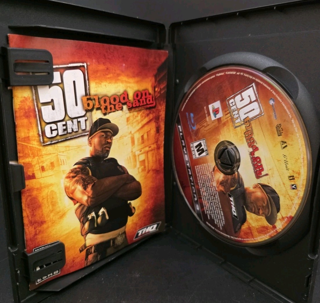 50 Cent: Blood on the Sand Sony PlayStation 3 PS3 CIB (Damaged Cover)