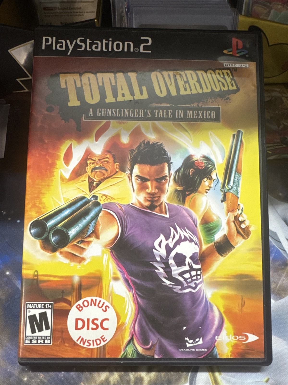 Total Overdose A Gunslinger’s Tale in Mexico Sony PlayStation 2 Ps2 W Bonus Disc