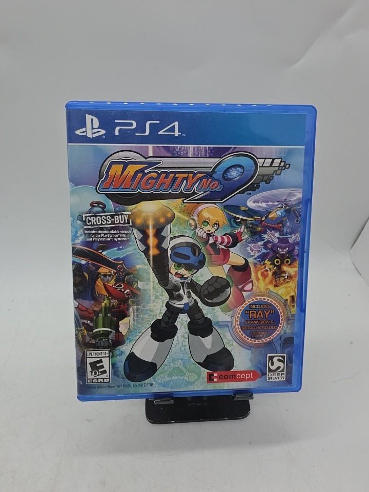Mighty No9 2016 Playstation 4 Cib Complete With Poster Mint