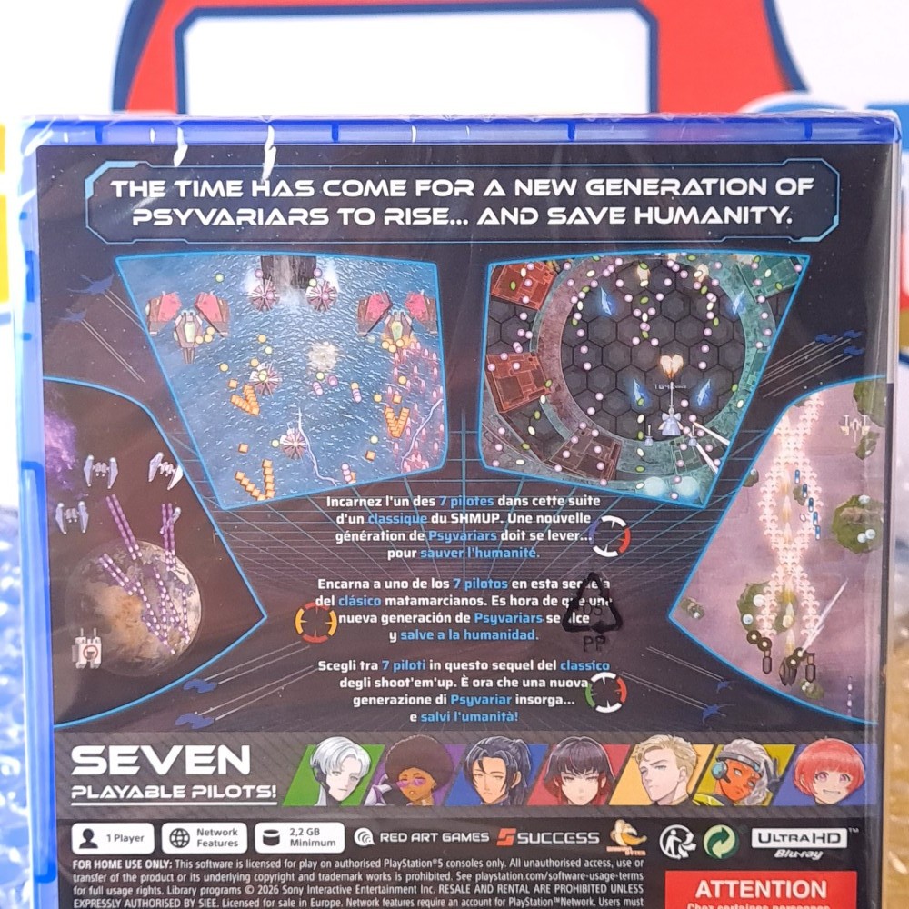 Psyvariar 3 PS5 Red Art Games NEW [Multi-Languages/Shmup Shoot’Em Up]