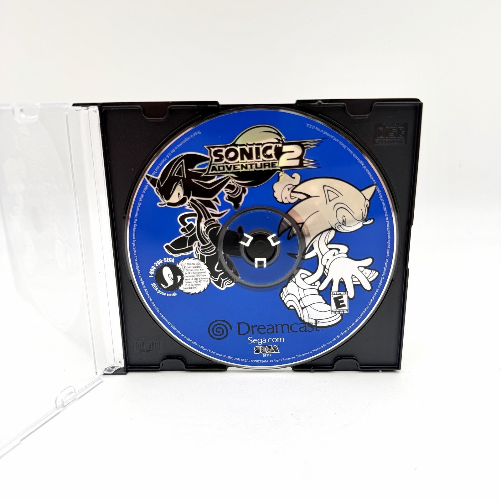 Sonic Adventure 2 (Sega Dreamcast, 2001) TESTED & NOT WORKING