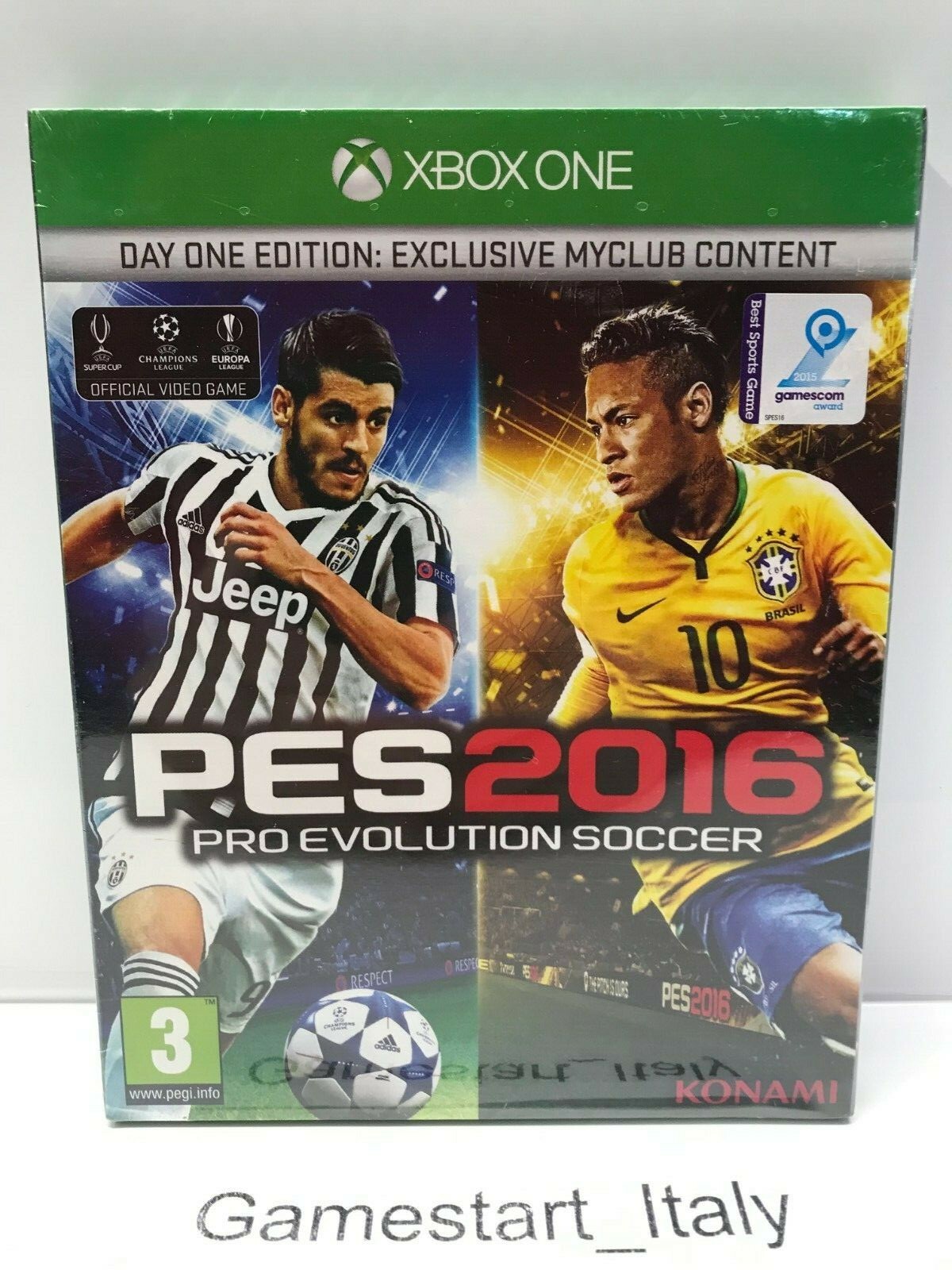 PES 2016 PRO EVOLUTION SOCCER – XBOX ONE – GAME NEW SEALED PAL ITA