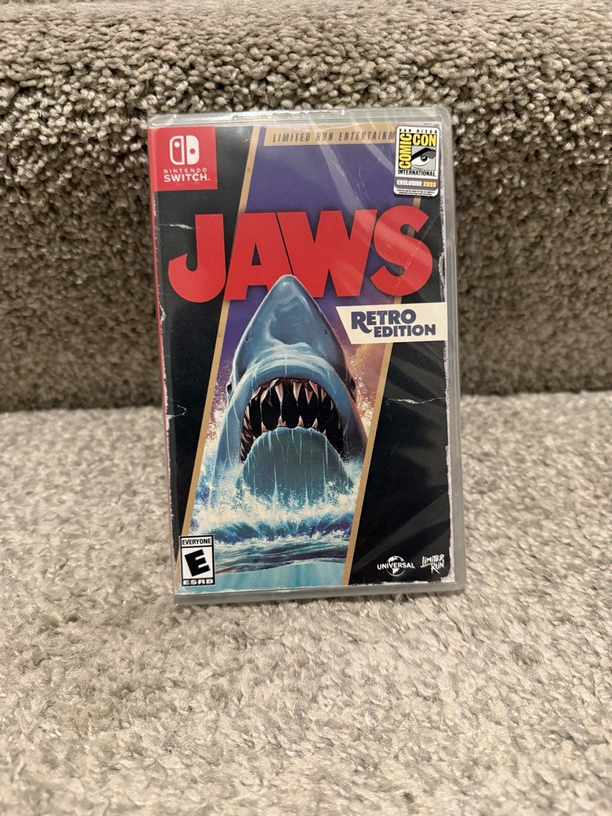 SDCC 2026 – Limited Run Games Nintendo Switch Jaws Retro Edition – EXCLUSIVE