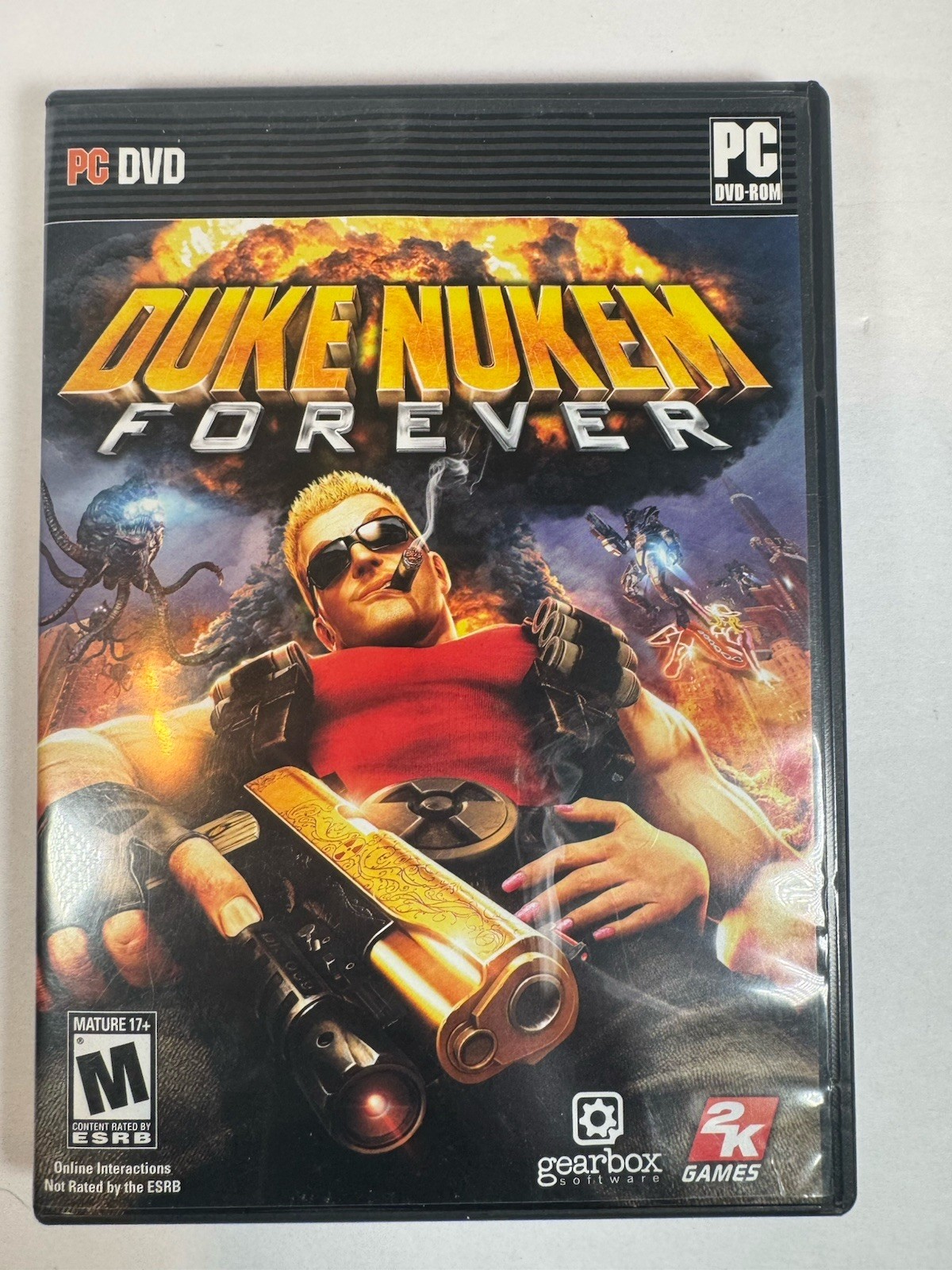 Duke Nukem Forever (PC, DVD-ROM, 2011) W/ Key Windows Computer Game