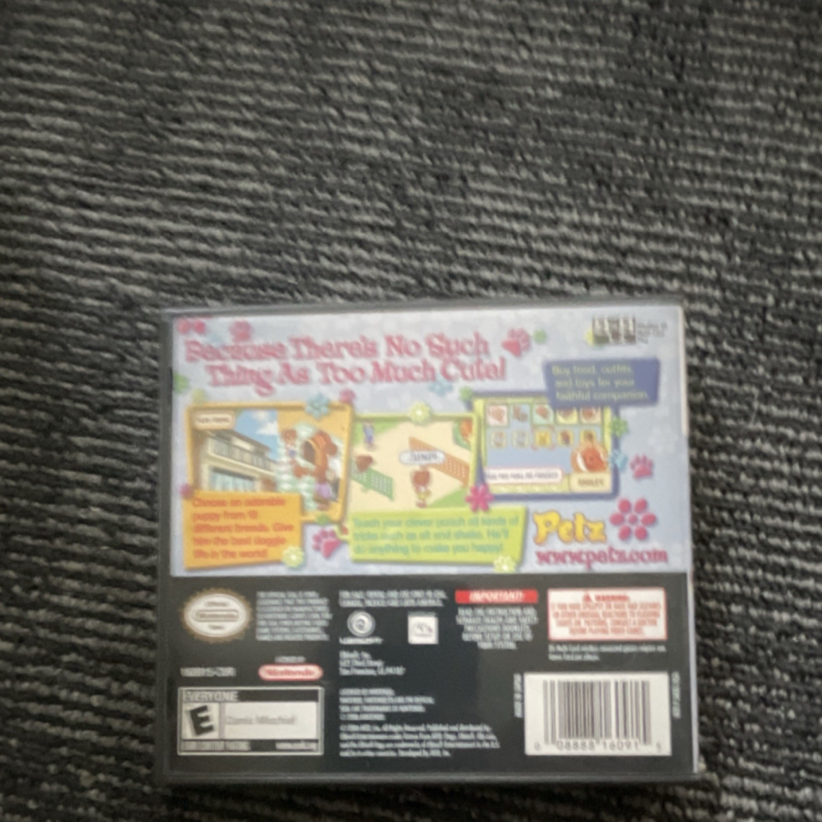 Ubisoft Dogz Nintendo DS 2006 Simulation Virtual Pet Game Manual E NTSC-U/C