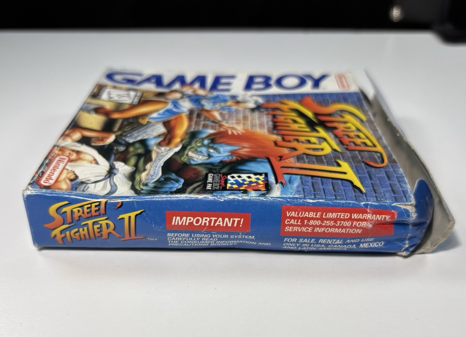 Street Fighter II 2 (Nintendo GameBoy 1995) W/ Box & Inserts READ – TESTED WORKS