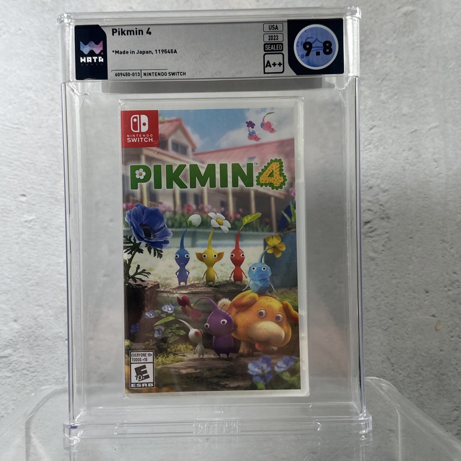 Pikmin 4 2023 Nintendo Switch, New and Sealed GRADED WATA 9.8/A++