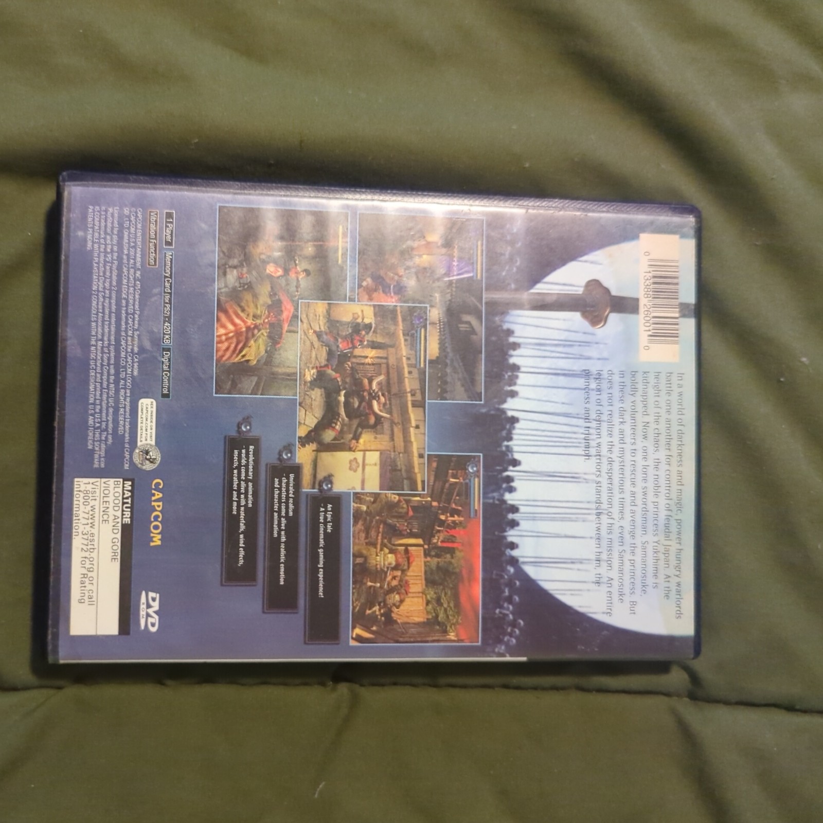 Onimusha Warlords PlayStation 2 – CIB – Black Label