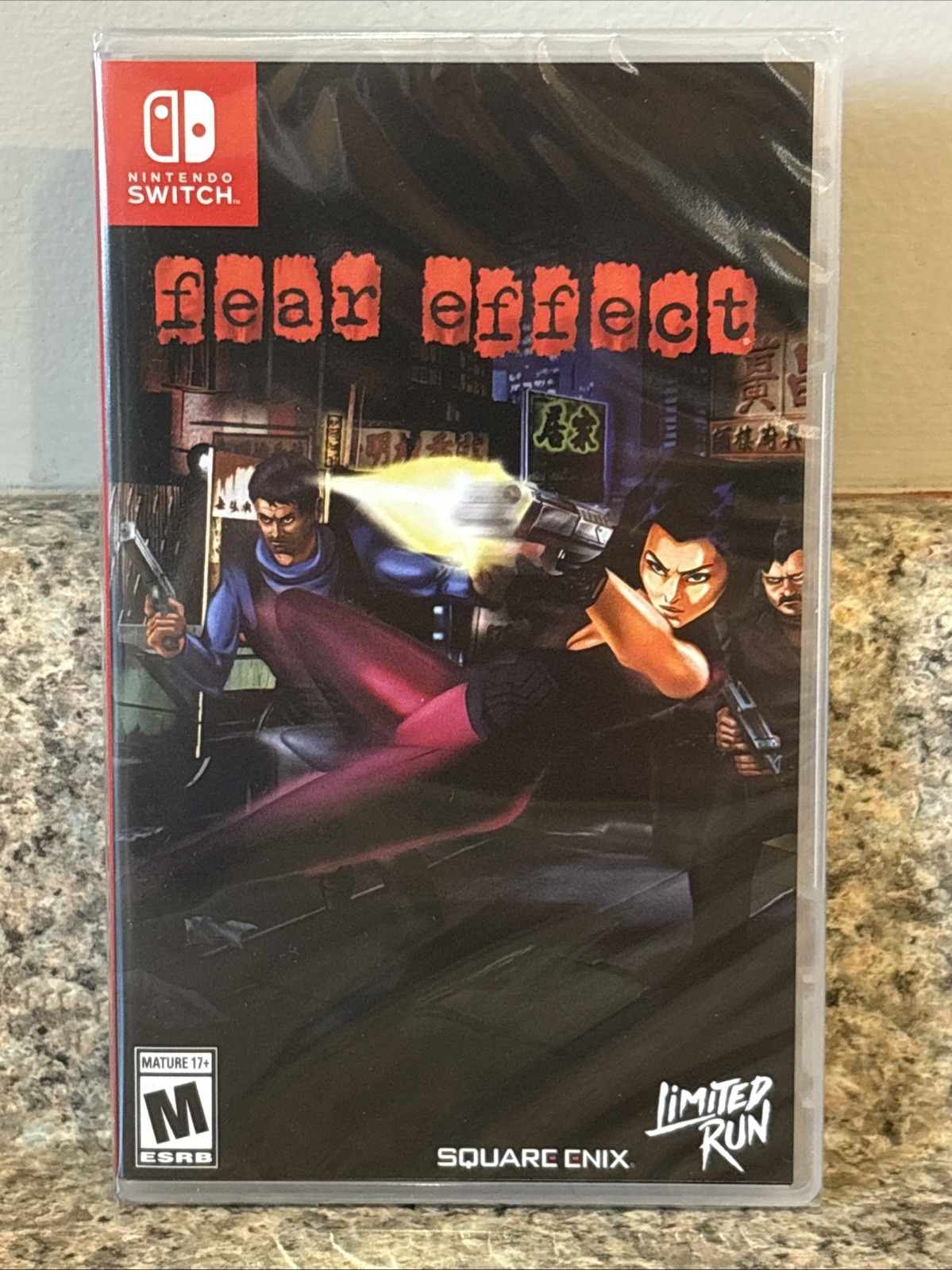 BRAND NEW FEAR EFFECT 10TH ANNIVERSARY LIMITED RUN GAMES VARIANT ESRB SWITCH