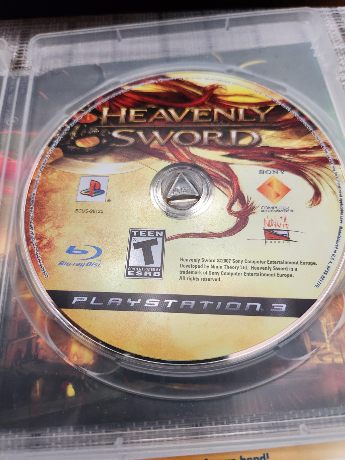 Heavenly Sword Sony PlayStation 3 PS3 Game Complete Manual T Teen Action NTSC