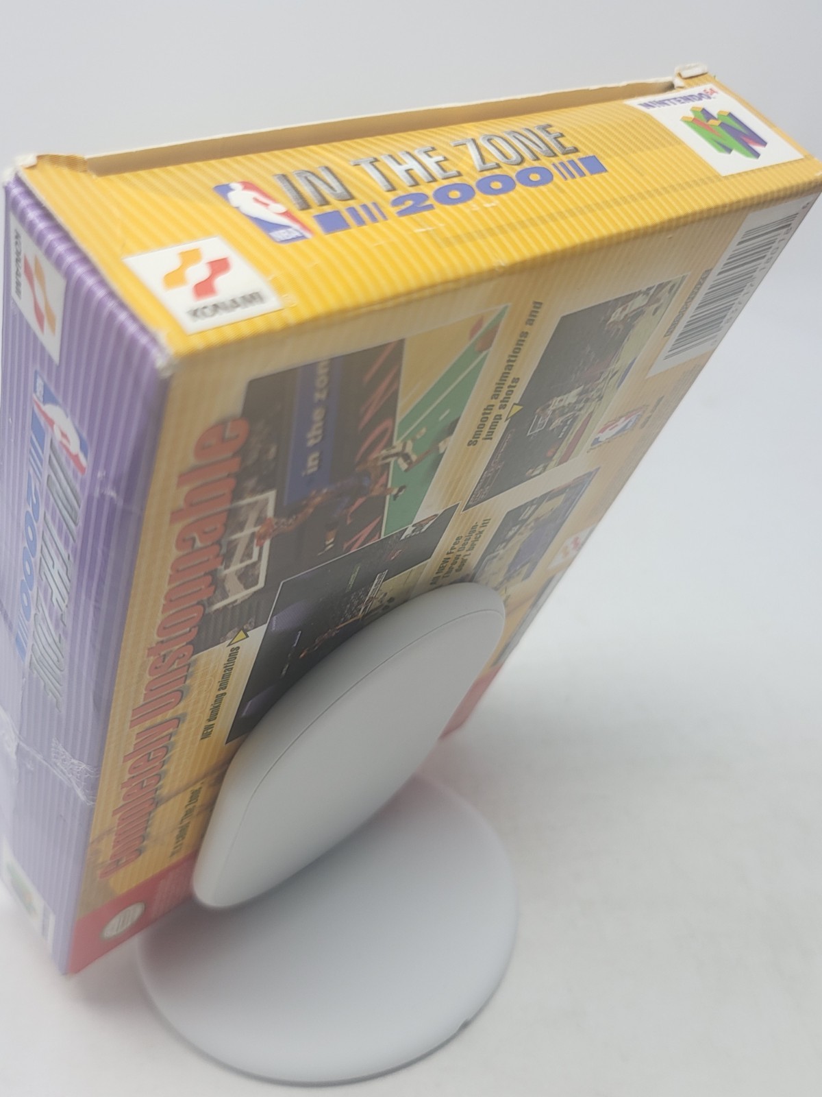 NBA in the Zone 2000 N64 – Authentic Complete In Box CIB – Reg Card Rare